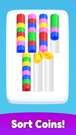 Coin Sort Decor - Puzzle Game Screenshot 0
