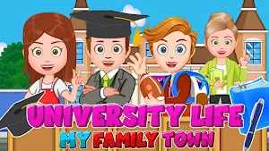 My Family Town University Life Screenshot 0