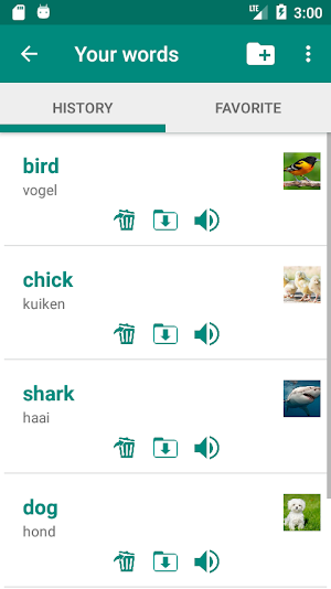 Dutch English Dictionary Screenshot 2