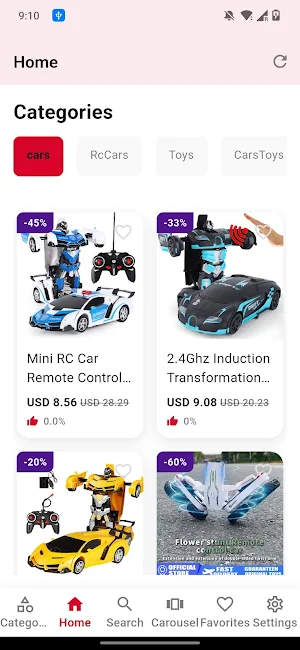 RC Cars toys online shopping Screenshot 1