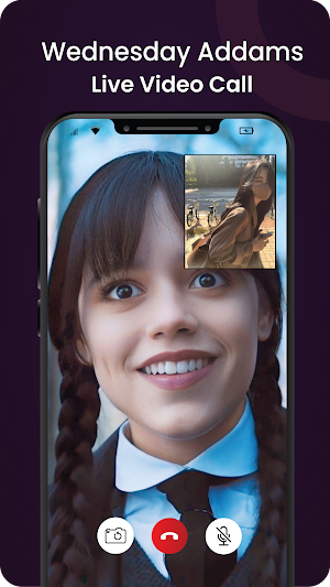 Wednesday Addams Video Call Screenshot 3