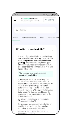 Dev Interview Questions Screenshot 1