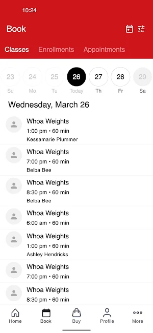 WhoaFitness Screenshot 1