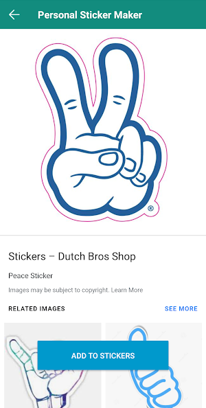 Personal Stickers - Let photo to personal sticker. Screenshot 2