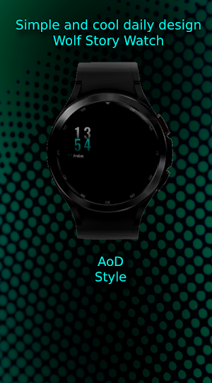Wolf Story Watch Face Wear OS Screenshot 1