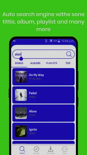 MP3 Music Downloader Screenshot 1
