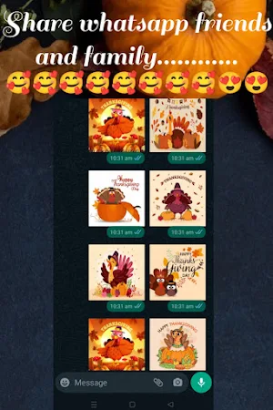 Thanksgiving Sticker -Whatsapp Screenshot 2
