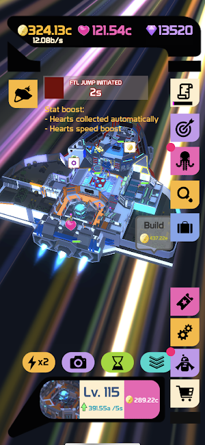 Idle FTL Starship Screenshot 2