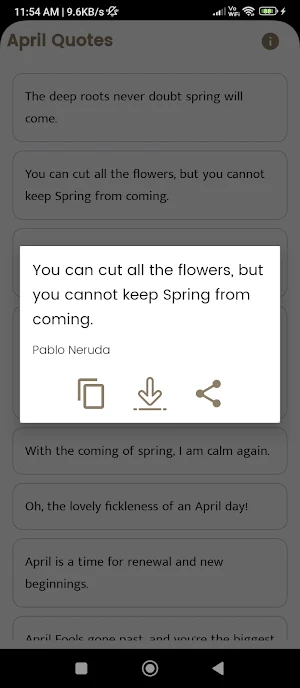 April Quotes and Sayings Screenshot 2