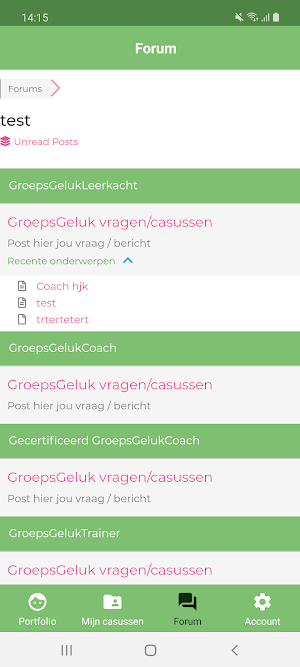 GroepsGeluk Screenshot 1