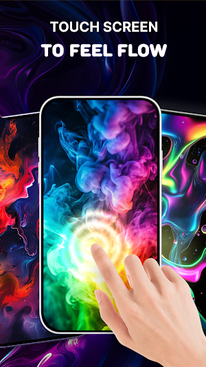 Live Wallpaper 4K: Magic Fluid Screenshot 2