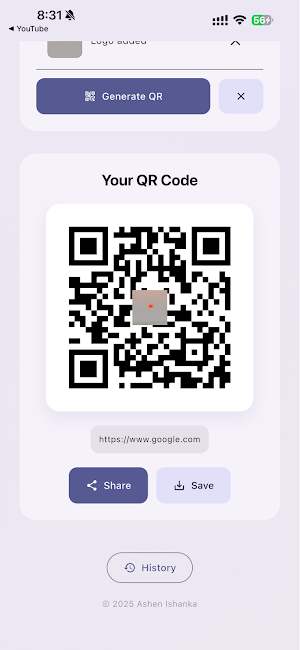 Links to QR Screenshot 2