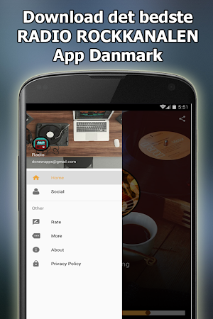 Radio ROCKKANALEN Online Gratis Danmark Screenshot 2