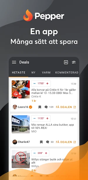 Pepper Deals & Rabattkoder SE Screenshot 0