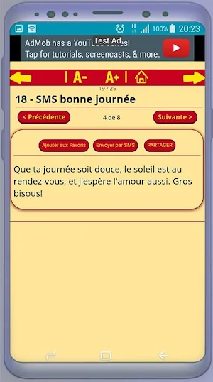Message d'amour matinal - SMS  Screenshot 3