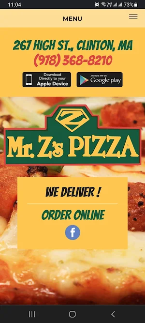Mr. Z's Pizza Screenshot 1