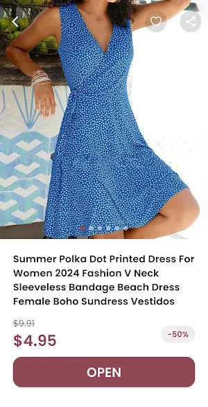 Women's dress online shopping Screenshot 1