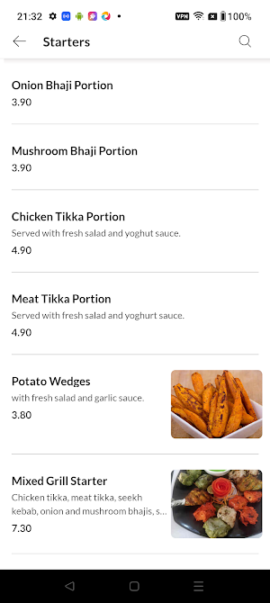 Posh Nosh Fast Food Screenshot 2