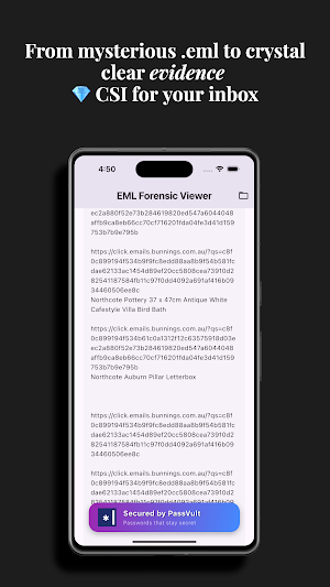 EML Forensic Viewer Screenshot 0