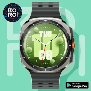 Bubbly Time Watchface Screenshot 1