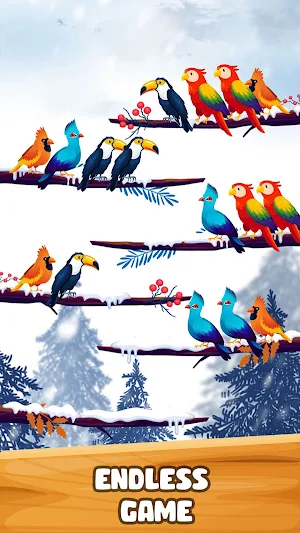 Sweet Bird Sort Color Puzzle Screenshot 2
