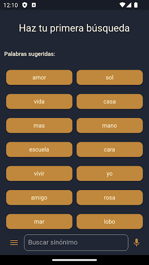 Sinónimos ES Screenshot 0