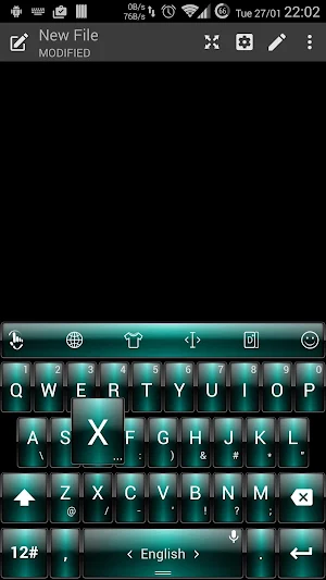Keyboard Theme Dusk Green Screenshot 1