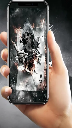 Skull Mobil Lock Screen Screenshot 0