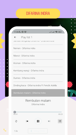 Difarina Indra ful MP3 offline Screenshot 3
