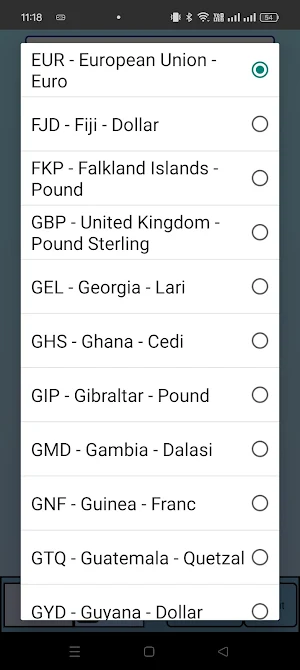 M.U. Quick Currencies pro Screenshot 3