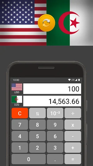 US Dollar / Algerian Dinar Screenshot 0