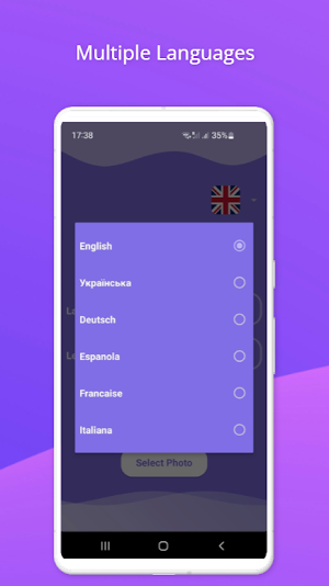 Descriptify: AI photo captures Screenshot 1