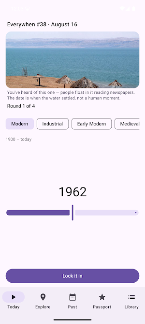 Everywhen — Where & When Screenshot 1