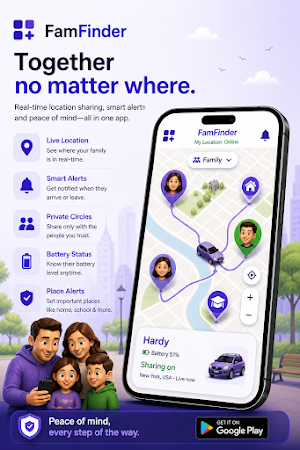 Famfinder Location Tracking Screenshot 0