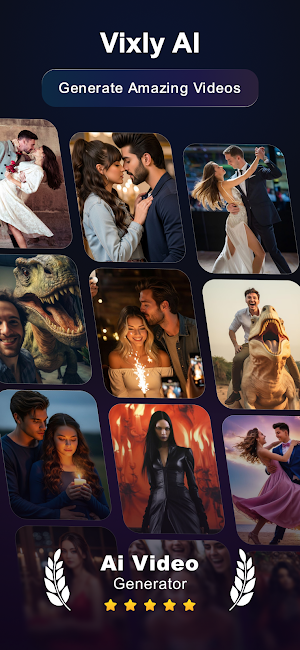 Vixly・AI Photo To Video Maker Screenshot 0