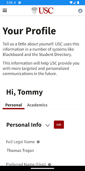 Experience USC Screenshot 2