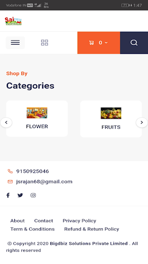 Sai Vegetables & Fruits Screenshot 0