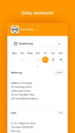 AIM Athletic BC Screenshot 3