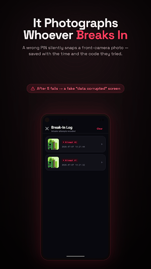 VaultCam – Vault & Passwords Screenshot 1