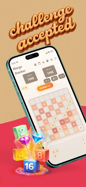Merge Stacker: Number Puzzle Screenshot 1