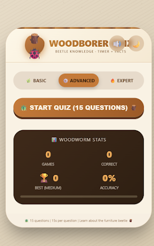 Woodborer Beetle Quiz Screenshot 0