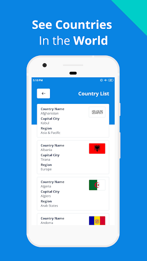 Country Flags Around The World Screenshot 3