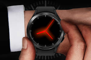 EY08 Red Glow Watchface Screenshot 1
