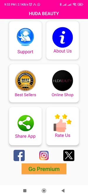 Huda Beauty & Skin Care Store Screenshot 0