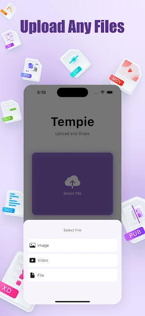 Tempie: Cloud Upload & Share Screenshot 3
