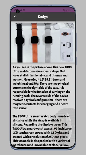 T800 Ultra Smart Watch Guide Screenshot 2