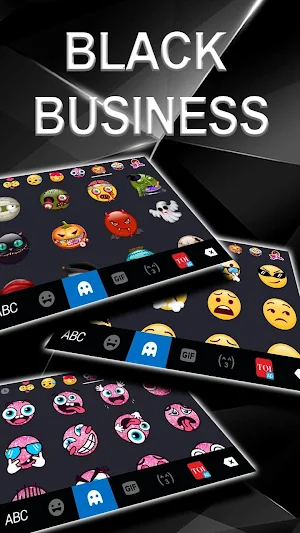 Cool black Keyboard Theme Screenshot 3