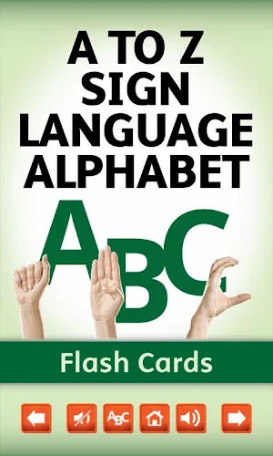 Sign Language Alphabet Cards Screenshot 0