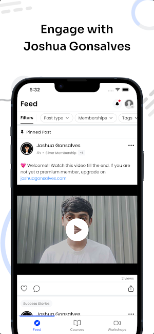 Joshua Gonsalves Screenshot 1