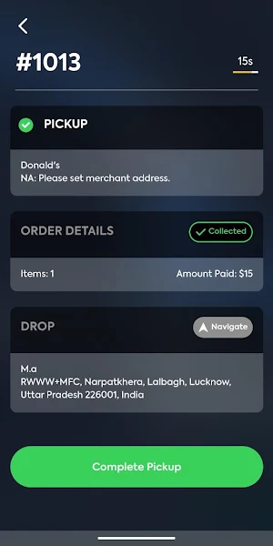 Rapid Eats Driver Screenshot 3